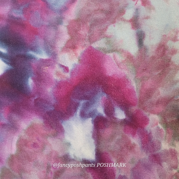 ICE DYE ARTIST one of a kind dress oversized flattering relaxed sweatshi… - Picture 7 of 14